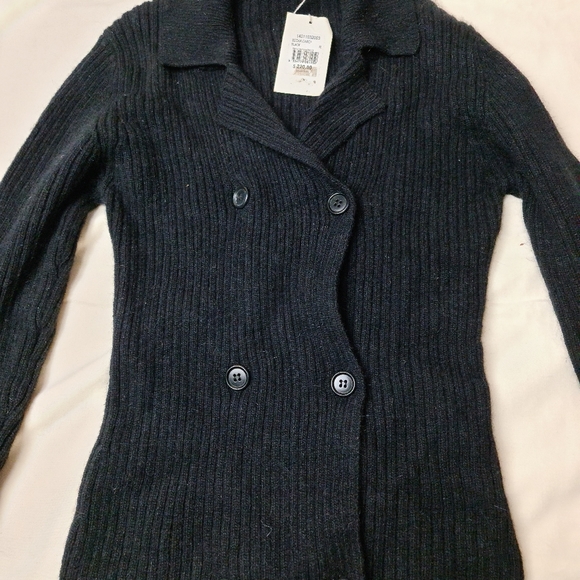 Marcs Becka double breasted cardigan Black SzM - Picture 2 of 4